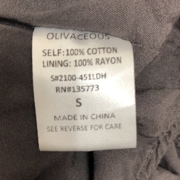 Olivaceous Ruffle Short Sleeve Textured Tiered Dress - Picture 8 of 8